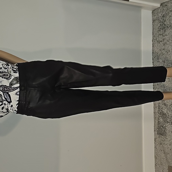 Banana Republic Factory Black Coated Skinny ankle fit jean Size 28/6R $89 NWT - Picture 5 of 16